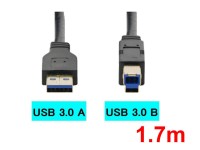 USB3.0TypeA→Bケーブル (1.7m)