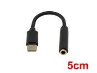 USB-Cヘッドフォンジャックア(5cm)ダプター