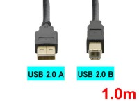 USB A-B 2.0タイプ(1.0m)