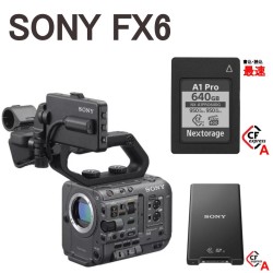 SONY FX6/Nextorage 640GB CFexpress メモリーカード/Type A SDメモリーカード対応 カードリーダー セット