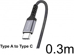 USB A (3.0) to USB C 充電ケーブル 0.3m