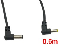 DC5.5/2.5mm to DC4.0/1.7mm DCケーブル(0.6m)
