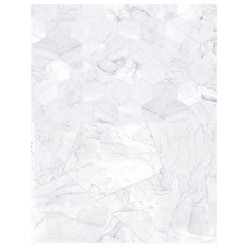 PVCコーティング背景紙　57 x 87 cm　（PVCコーティング背景紙（ホワイトタイル：ハニカム目・ランダム目　リバーシブル）_image