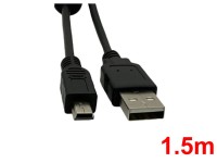 Mini-B to USB-A 通信ケーブル(1.5m)