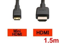 HDMIケーブル（HDMIミニ - HDMI,1.5m）