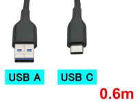 USB-C ＆ USB-A ケーブル(0.6m)