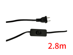 電源ケーブル【本体付き,スイッチ有】
