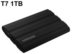 Samsung 外付け SSD T7 Shield 1TB USB3.2 Gen2 対応 MU-PE1T0S-IT