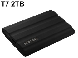 Samsung 外付け SSD T7 Shield 2TB USB3.2 Gen2 対応 MU-PE2T0S-IT