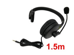 WiTalk-LBH 有線ヘッドセット1.5mケーブル取付き