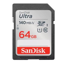 Sandisk 64GB UHS-I V10 Class10 Ultra 140MB/s SDXCカード