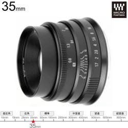 Brightin Star MF 35mm F1.7 APS-C マイクロフォーサーズマウント ブラック