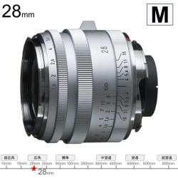 コシナ フォクトレンダー NOKTON Vintage Line 28mm F1.5 Aspherical Type II Mマウント シルバー