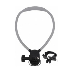Insta360 Luna Ultra対応 ネックマウント カメラ用 首掛けマウント アダプター/ネックストラップ付 シリコン製_image