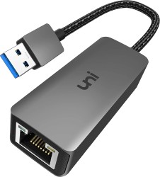 uni USB 有線 LAN アダプター【ドライバ不要】 USB LAN 変換アダプター