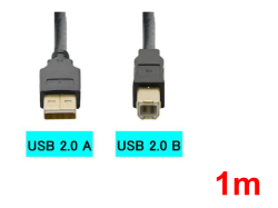 USB A-B ケーブル(1m)