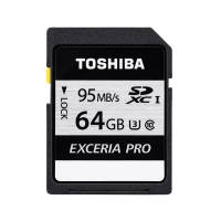 TOSHIBA EXCERIAメモリーカード 64GB SDXCカード【UHSスピードクラス3】