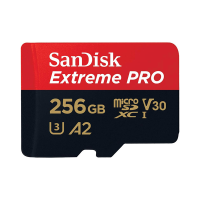 SanDisk Extreme Pro 256GB microSDXCカード UHS-I U3 V30