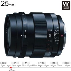 フォクトレンダー NOKTON 25mm F0.95 Type II マイクロフォーサーズ マウント
