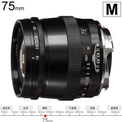 フォクトレンダー ULTRON 75mm F1.9 SC ブラックペイント Mマウント