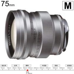 フォクトレンダー NOKTON 75mm F1.5 Mマウント シルバー