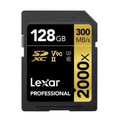 Lexar Professional 128GB  UHS-II 300MB/s 2000x SDHC/SDXCカード