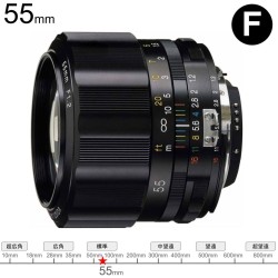 フォクトレンダー NOKTON 55mm F1.2 SLII S （Ai-S） Fマウント ブラック