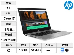 HP ZBook Studio G5 Mobile workstation（テレビ会議Zoom、配信用 OBSインストール済）Win11