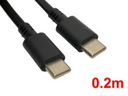 USB-C to USB-C ケーブル(0.2m)