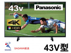 Panasonic 43V型 4K液晶テレビ ビエラ TH-43FX500【クロネコ発送不可/佐川急便配送】