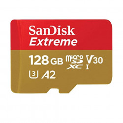 SanDisk Extreme 128GB microSDXCカード UHS-I Class10 【U3 V30 A2】