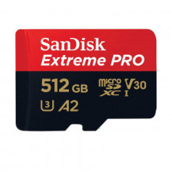 SanDisk Extreme Pro512GB microSDXCカード UHS-I U3 V30