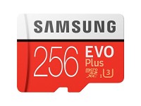 SAMSUNG  microSDXC 256GB EVO  Class10 UHS-I U3対応 MC256GA