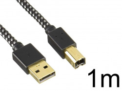 USB-A to USB-B USB2.0 ケーブル 1m