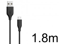 Micro USB to USB-A ケーブル 180cm