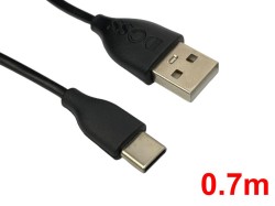 USB-A to USB-C充電ケーブル