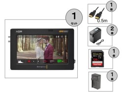 Blackmagic Video Assist 5 ” 12G HDR ＋SD128GB＋バッテリーチャージャーセット