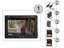 Blackmagic Video Assist 7 12G HDR ＋2枚SDカード＋バッテリーチャージャーセット