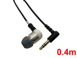 3.5mm ミニジャック対応のイヤフォン(0.4m)