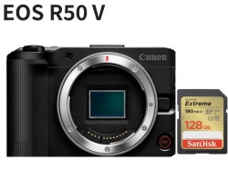 Canon EOS R50V SDカード 128GB付属