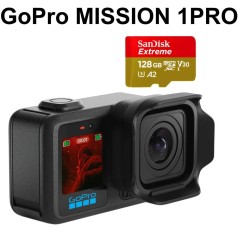 GoPro MISSION 1 PRO アクションカメラ シネマカメラ 1インチセンサー搭載 8K60 防水 最大32倍 スローモーション （マイクロSDカード128GB付属）