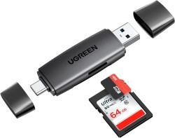UGREEN SDカードリーダー Type-C OTG対応 1台2役 USB3.0  【2TBまで大容量カードに対応 】