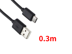 USB A to C 0.3m