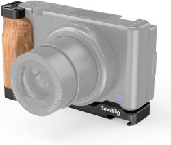 SmallRig ZV-1 カメラ専用L型プレート 木製ハンドル付き-2936
