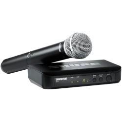 SHURE BLX24/PG58 ワイヤレスマイクシステム 最大6チャンネル同時使用可能