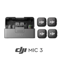 DJI Mic 3(トランスミッター4台 / レシーバー1台 / 充電ケース)【400伝送距離 】