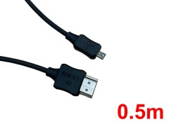 HDMI to Micro HDMIケーブル(0.5m)