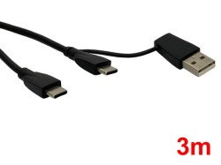 USB C to USB C ケーブル（3m）