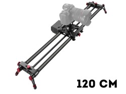 NEEWER 47.2インチ/120cm電動カメラスライダー 120°パノラマ撮影に適用 (ER1-120)