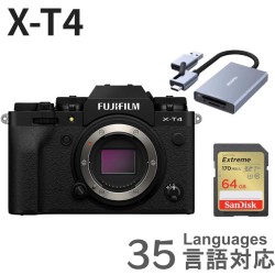 FUJIFILM X-T4 64GB ＋ 2 in 1 SDカードリーダー付属